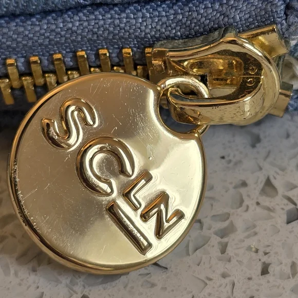 Denim Flat Pouch - Picture 2 of 9